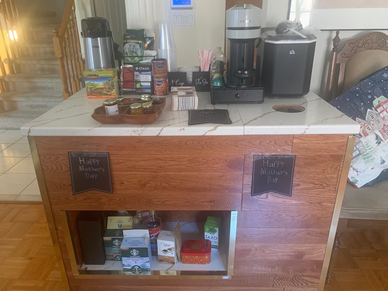 Mother's Day tea station