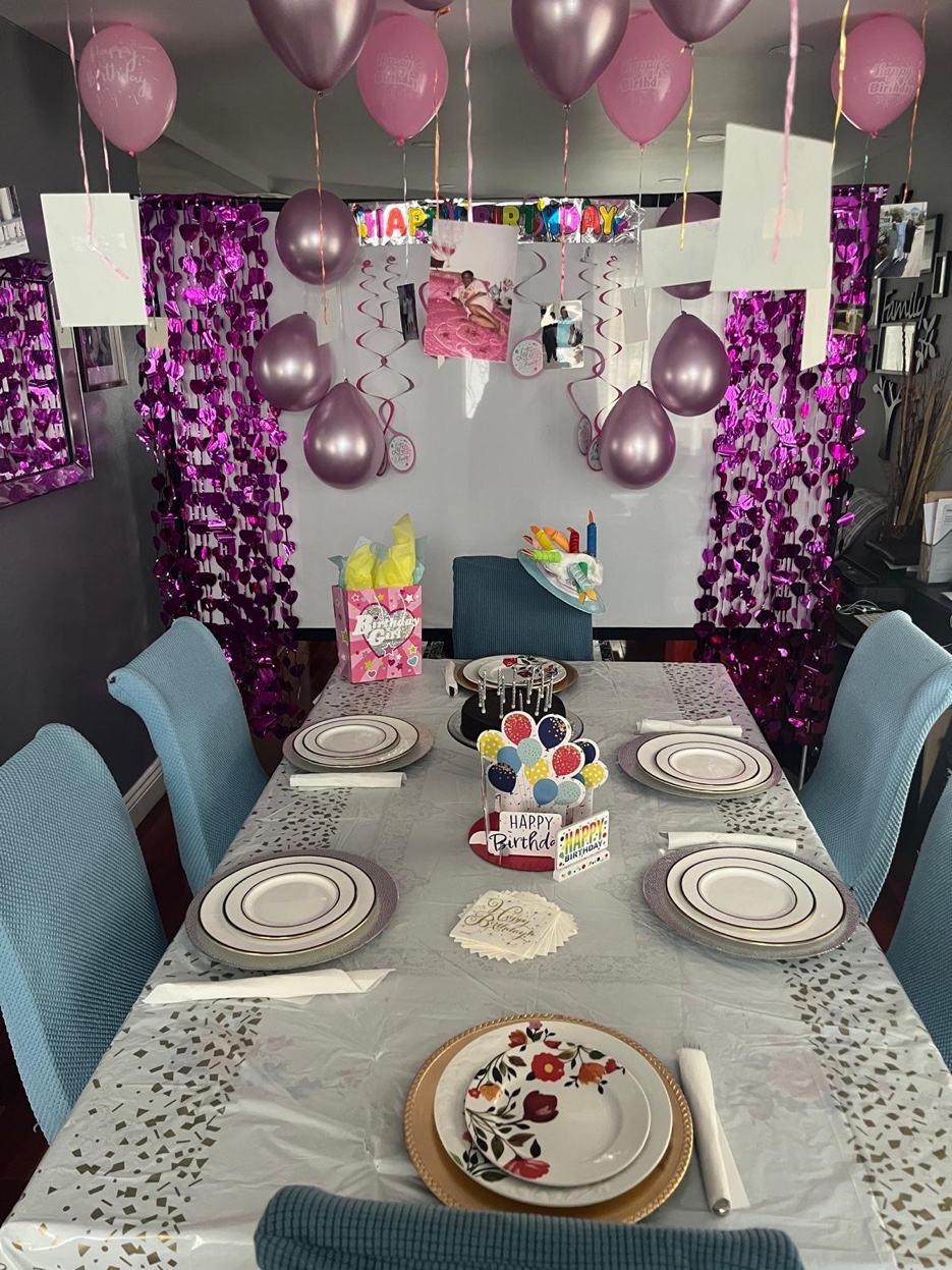 Birthday party full room setup