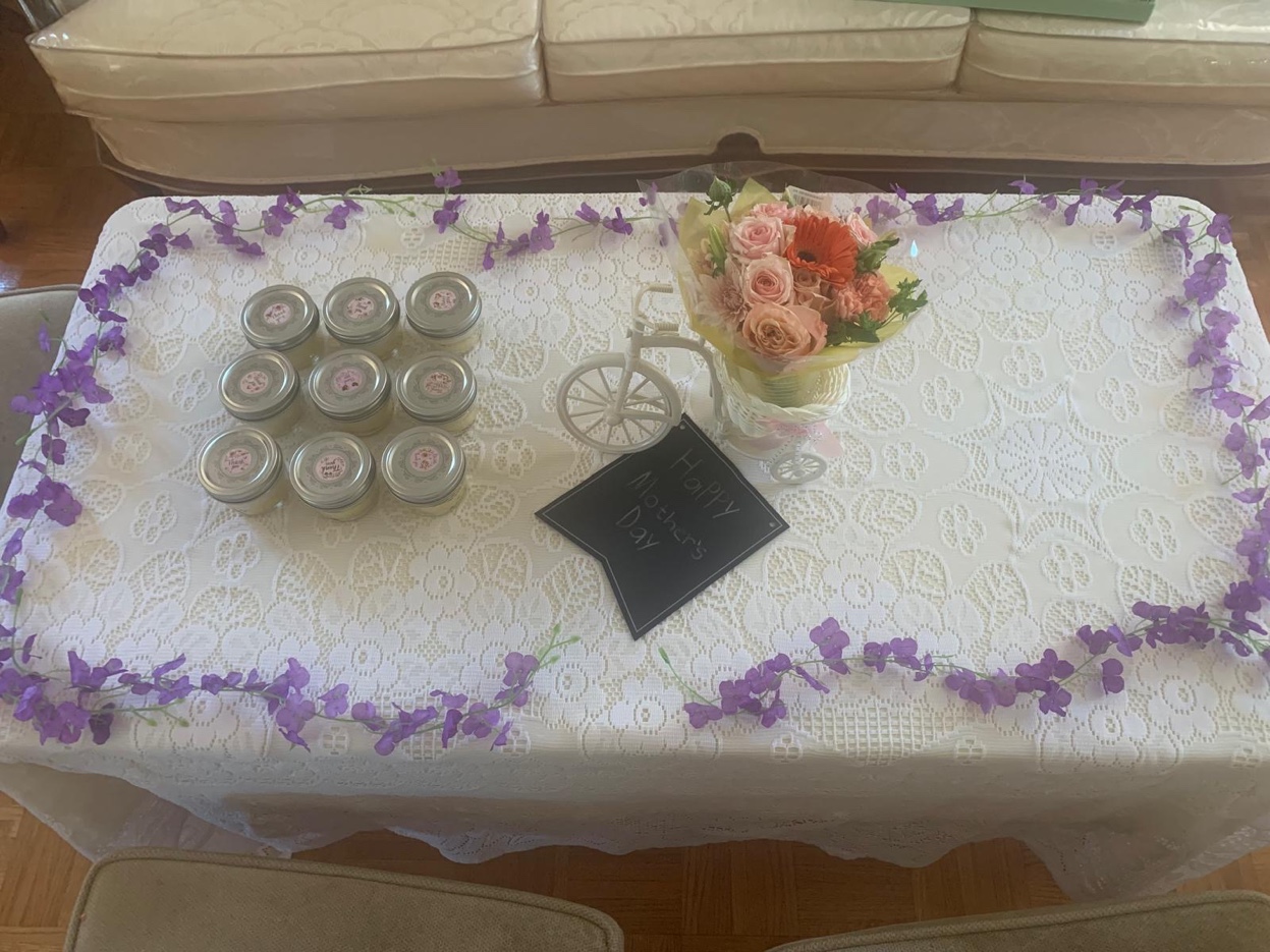 Mother's Day gift table
