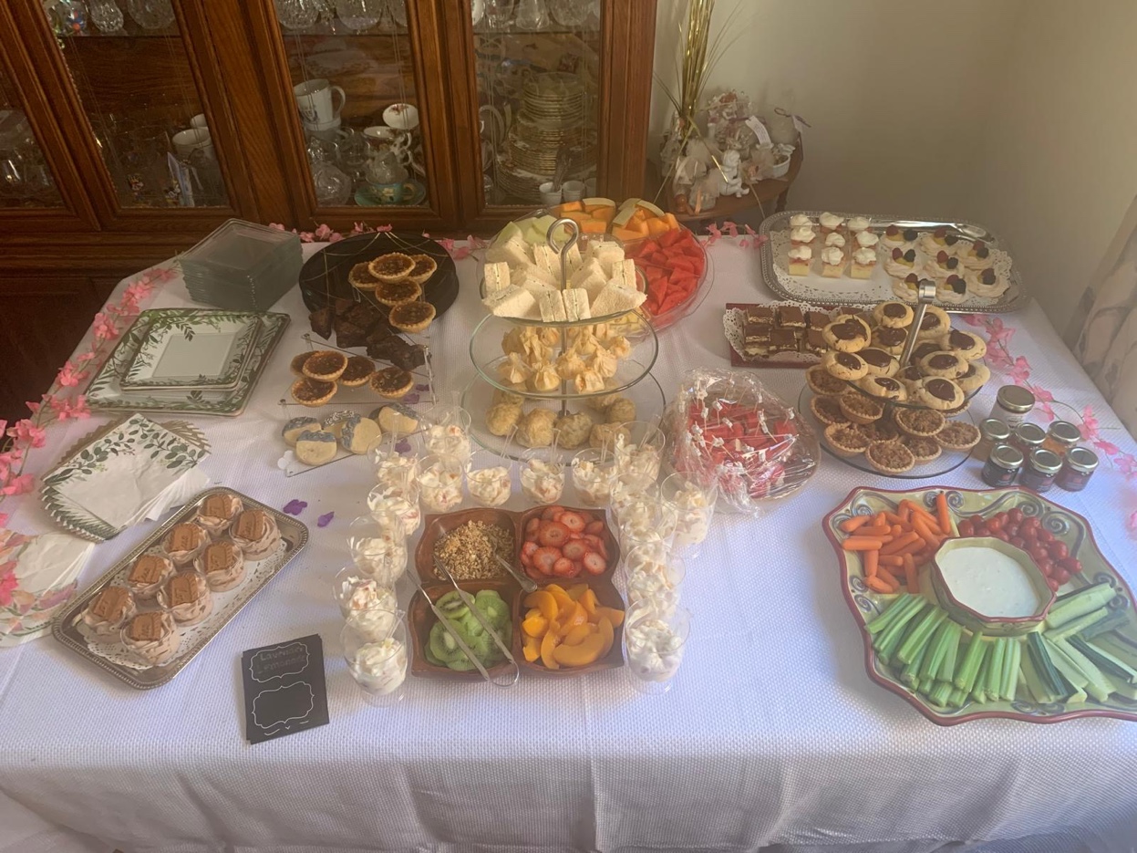 Mother's Day dessert spread