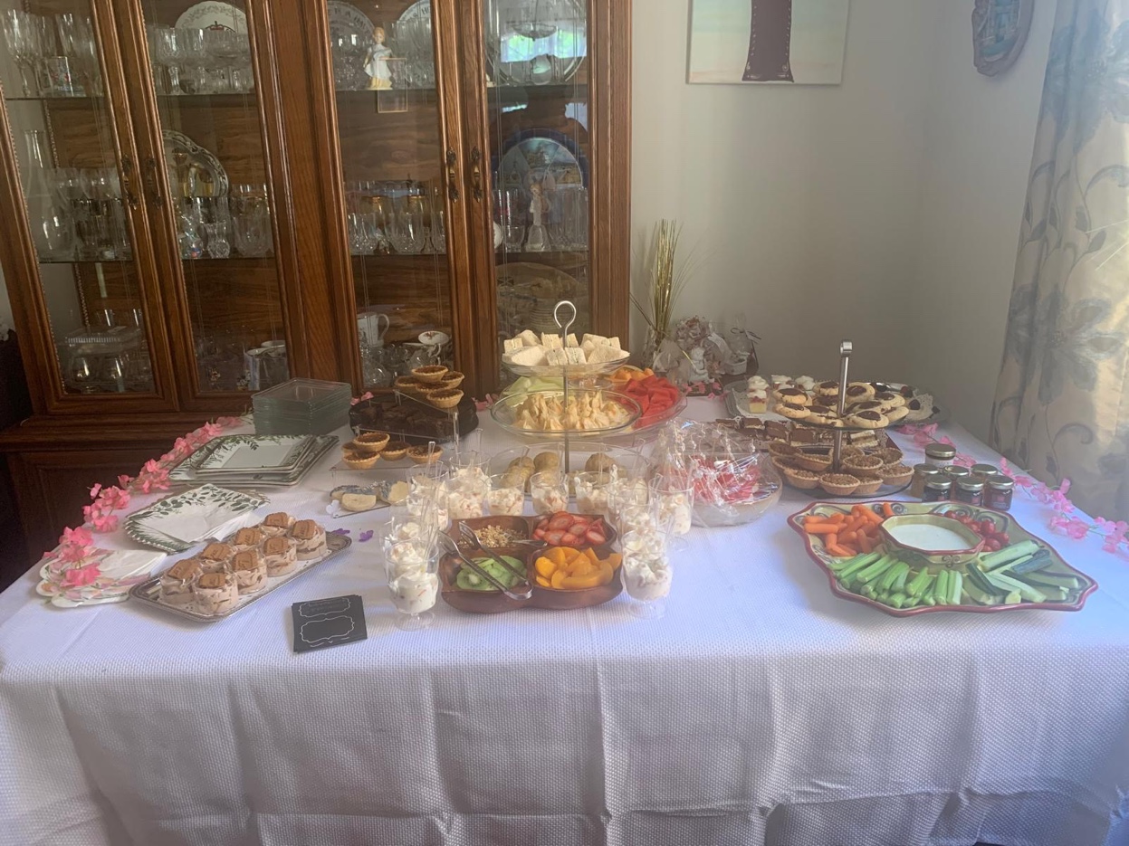Mother's Day food table